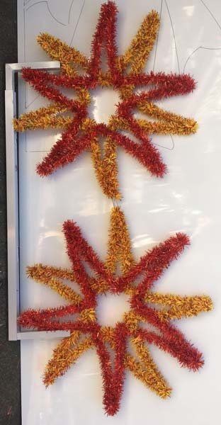 red and yellow stars
