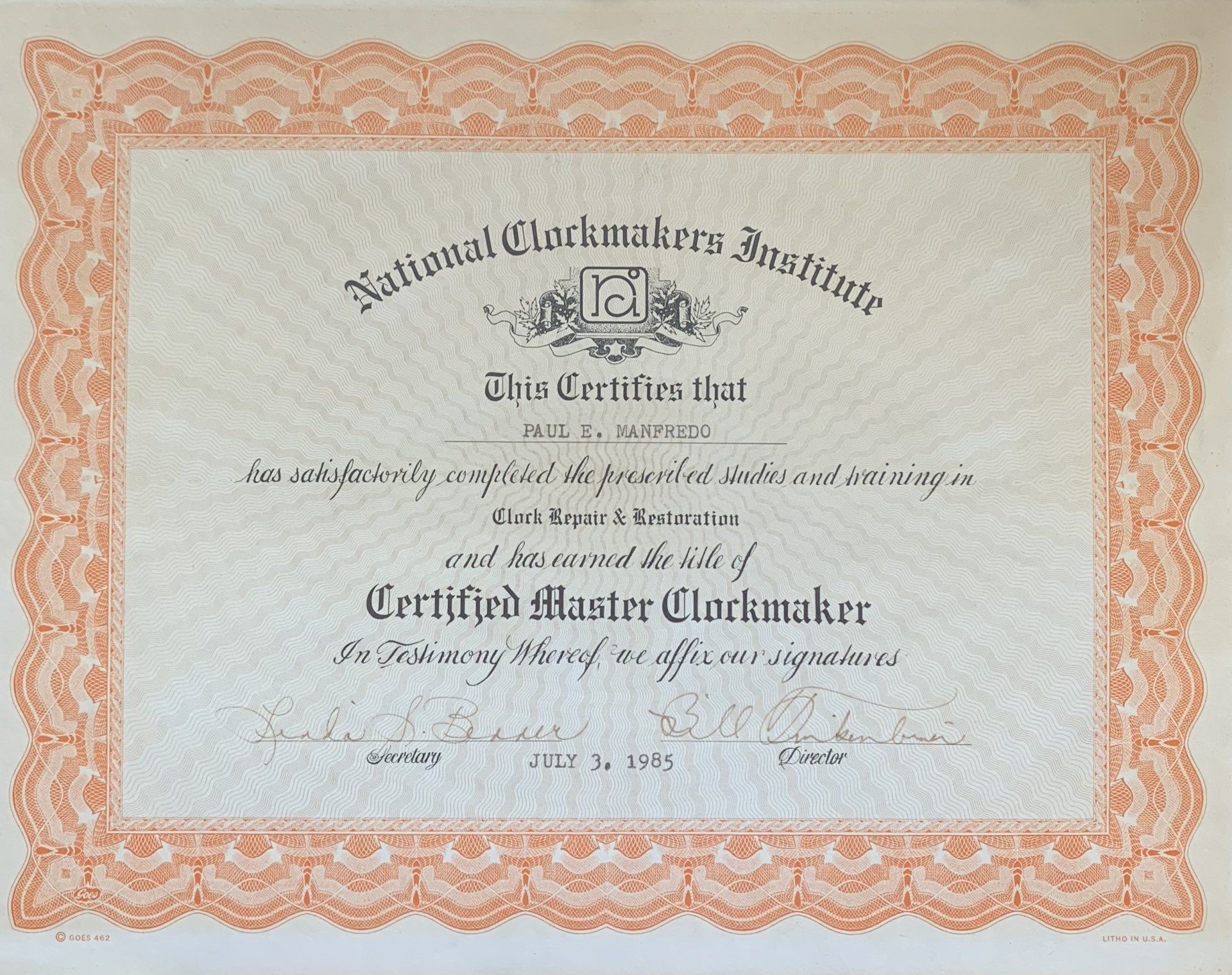 Clock Repair — Certified Master Clockmaker in Pittsburgh PA Clock Repair — Certified Master Clockmaker in Pittsburgh PA