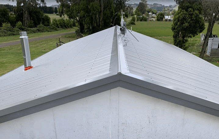 Colour-bonded fascia boards
