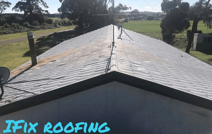 Old and faded fascia boards