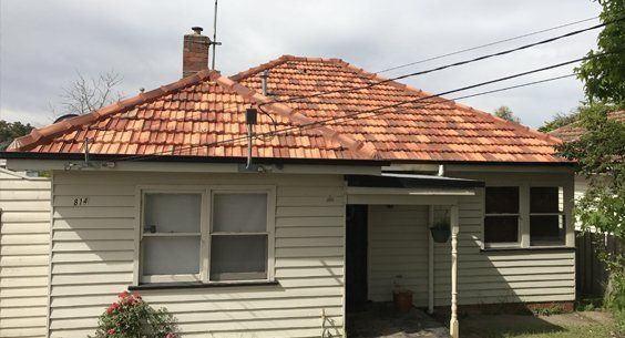 house with orange roof