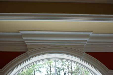 Curved Wood Window — Evansville, IN — Sheffer Construction & Development, LLC