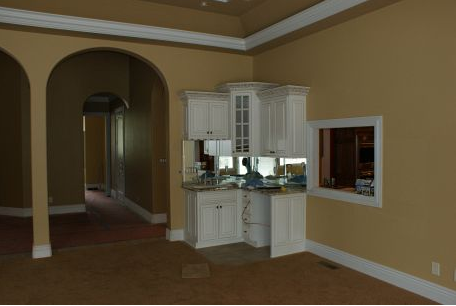 White Cabinet On The Wall — Evansville, IN — Sheffer Construction & Development, LLC