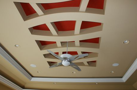 Professional Ceiling Design With Ceiling Fan — Evansville, IN — Sheffer Construction & Development, LLC
