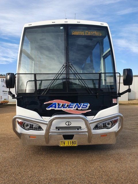 front view of Allens Coaches