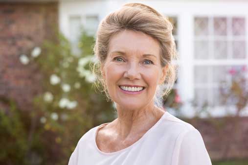 Smiling Senior Lady — St. Clair Shores, MI — Richard G. Raad, DDS, PC