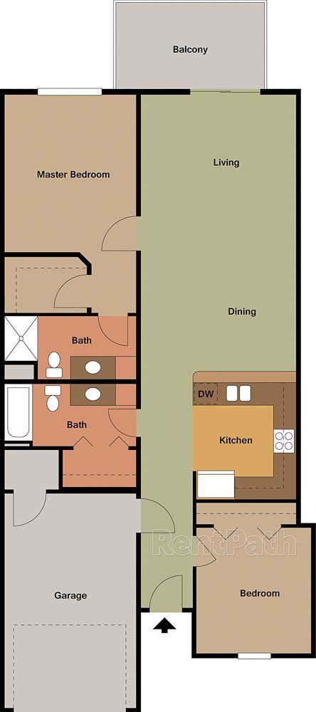 Floor Plan 2 | Ingram Mill Villas