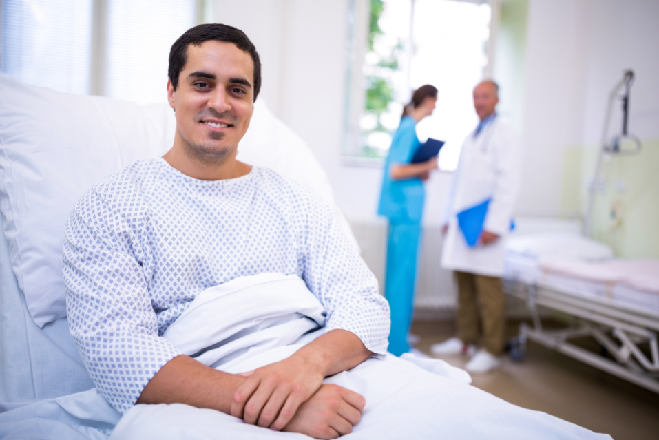 Patient after surgery