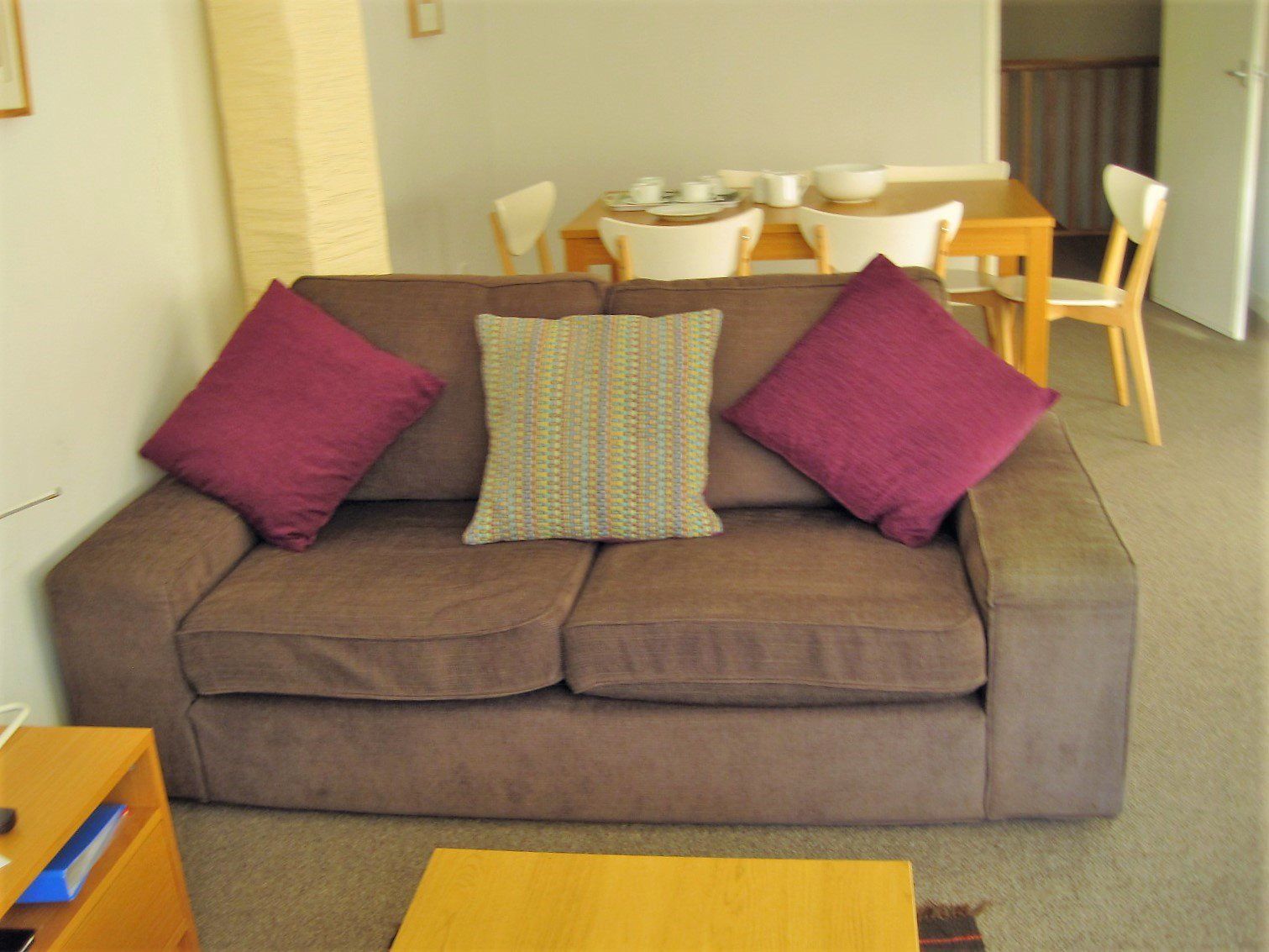 sofa and table