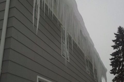 Snow in the Roof — Montazuma. NY — Helmer Roofing Snow in the Roof — Montazuma. NY — Helmer Roofing