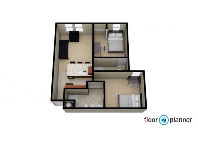 Villas at Blackhawk Floorplan 2x2