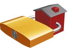 Access Control Systems - Stone, Staffordshire - UK Security & Fire Systems - Home Lock Illustration Access Control Systems - Stone, Staffordshire - UK Security & Fire Systems - Home Lock Illustration