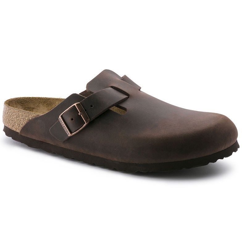 Birkenstock modello sabot marrone