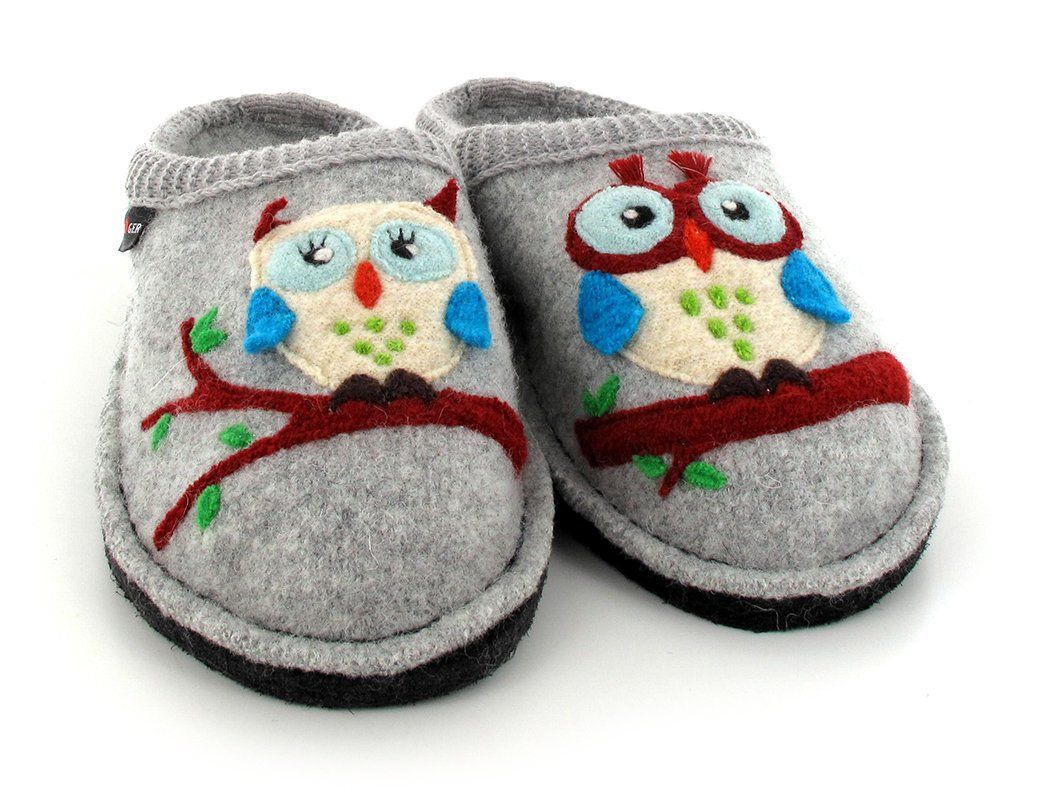 pantofole sanitarie con gufi