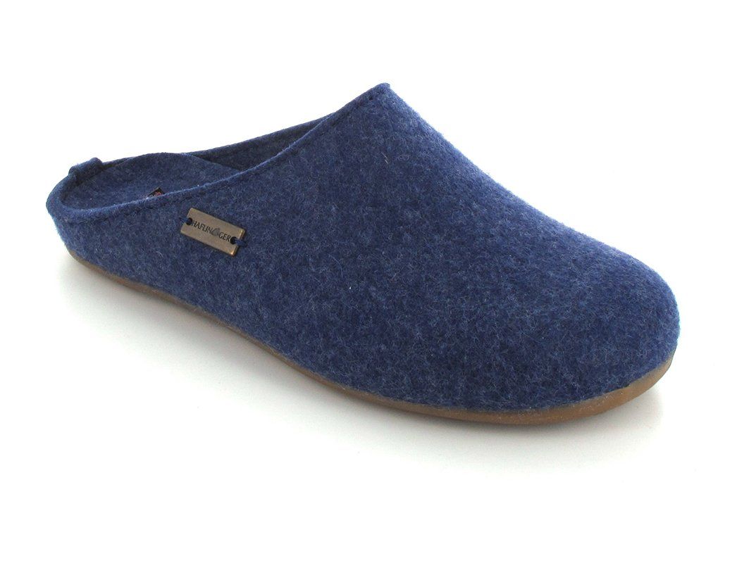 pantofola sanitaria Haflinger blu