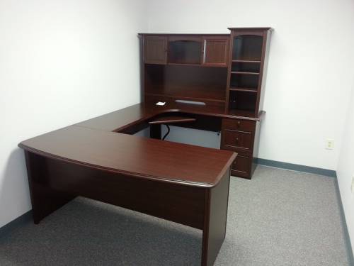 Bush office desk with hatch assembly service in DC MD VA