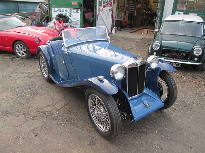Blue MG