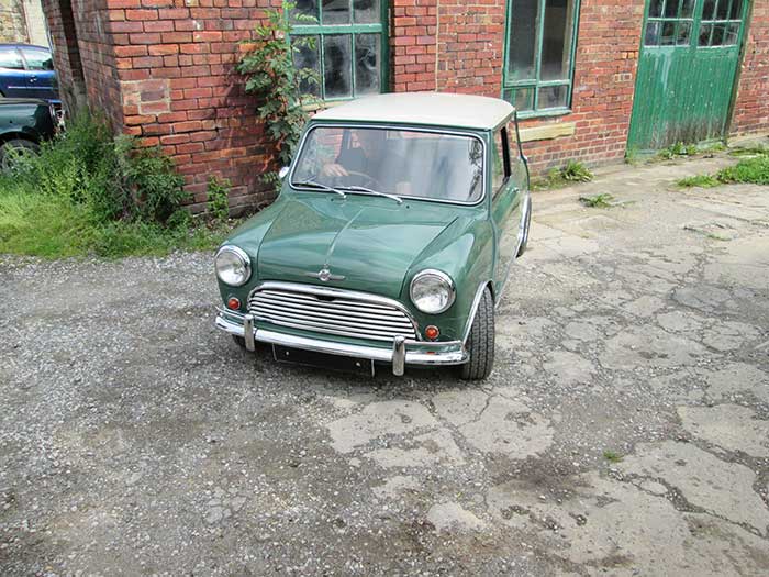Green Mini Cooper