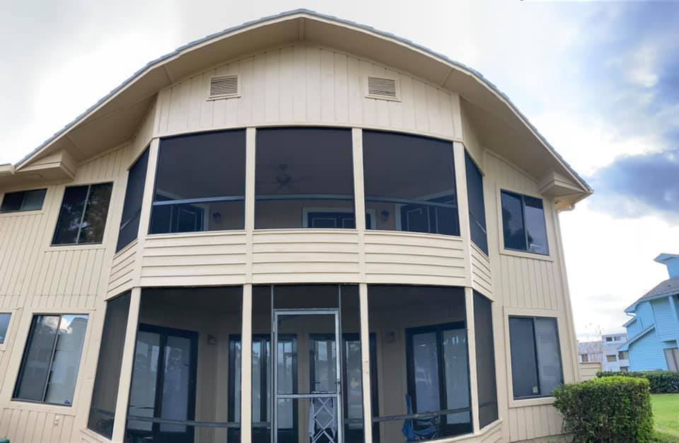 Residential Screen House Enclosure — Volusia County — Edgewater Screen