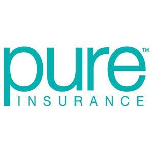 Pure insurance logo on a white background