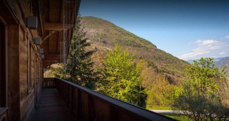 panorama da balcone dell'albergo
