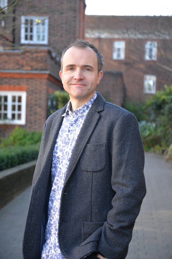 Dr Nick Holder on Regent's University London campus, 2016