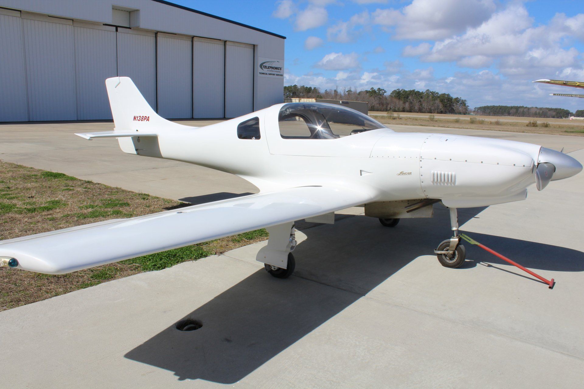 white plane