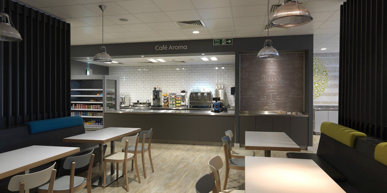 On-site cafe interior design 2