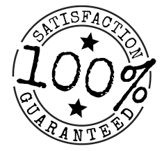 100% Satisfaction Guarantee 100% Satisfaction Guarantee