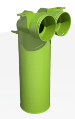 Ubbink Air Excellent 75 mm Ductwork connections