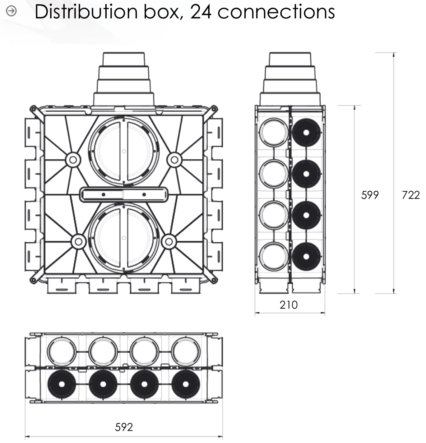 Ubbink Air Excellent 24 Port Manifold