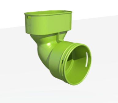 Ubbink Air Excellent  50x102mm Ductwork connections