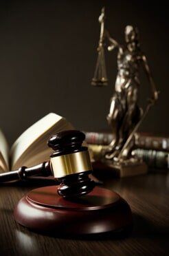 DUI Defense — Law Concept With Gavel and Themis in Background in York, PA DUI Defense — Law Concept With Gavel and Themis in Background in York, PA
