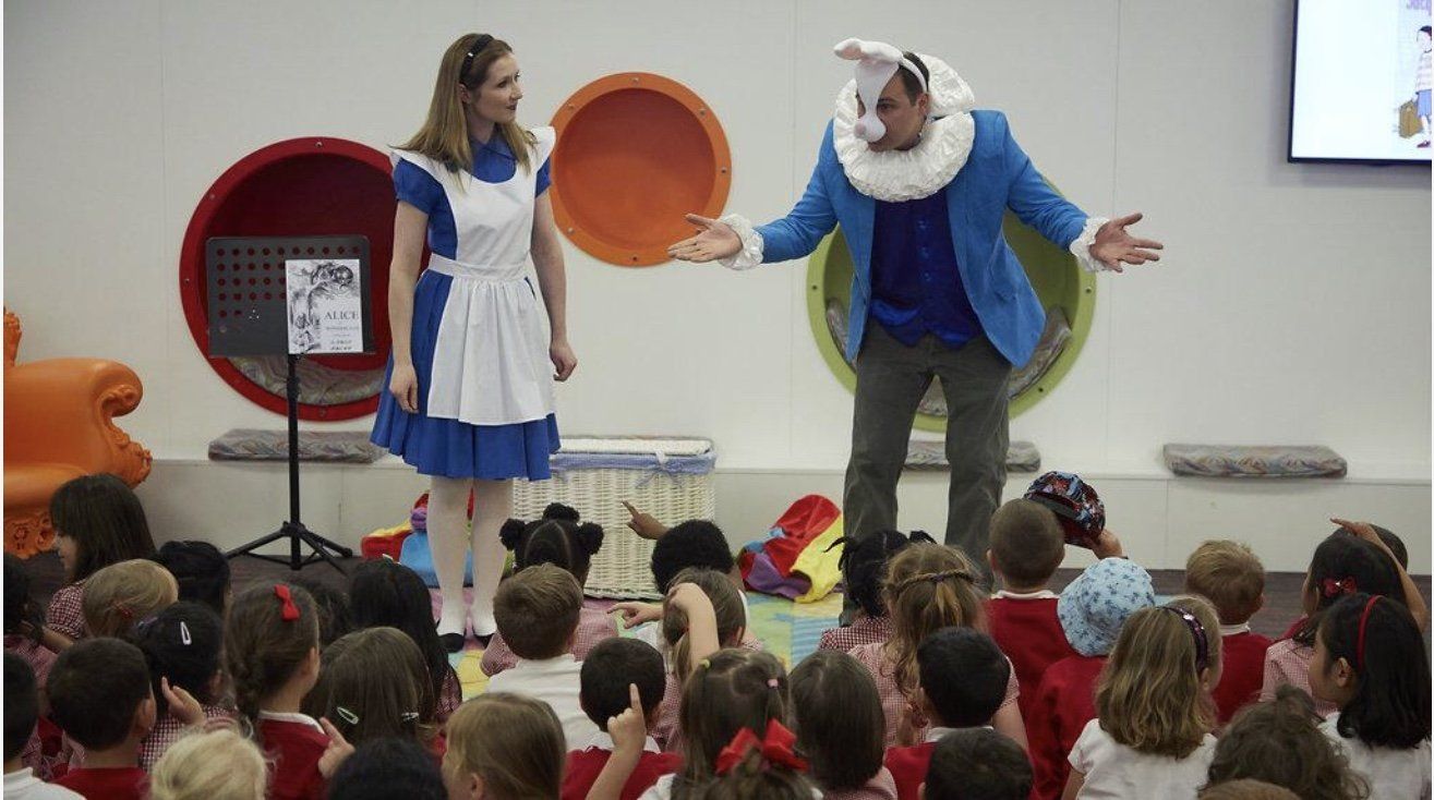 Alice and the White Rabbit
