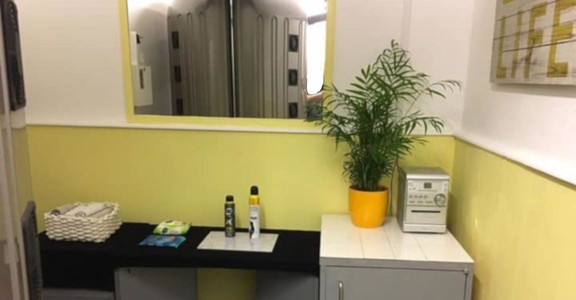 Hair salon inside