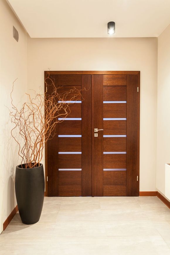 Porta d'ingresso in legno