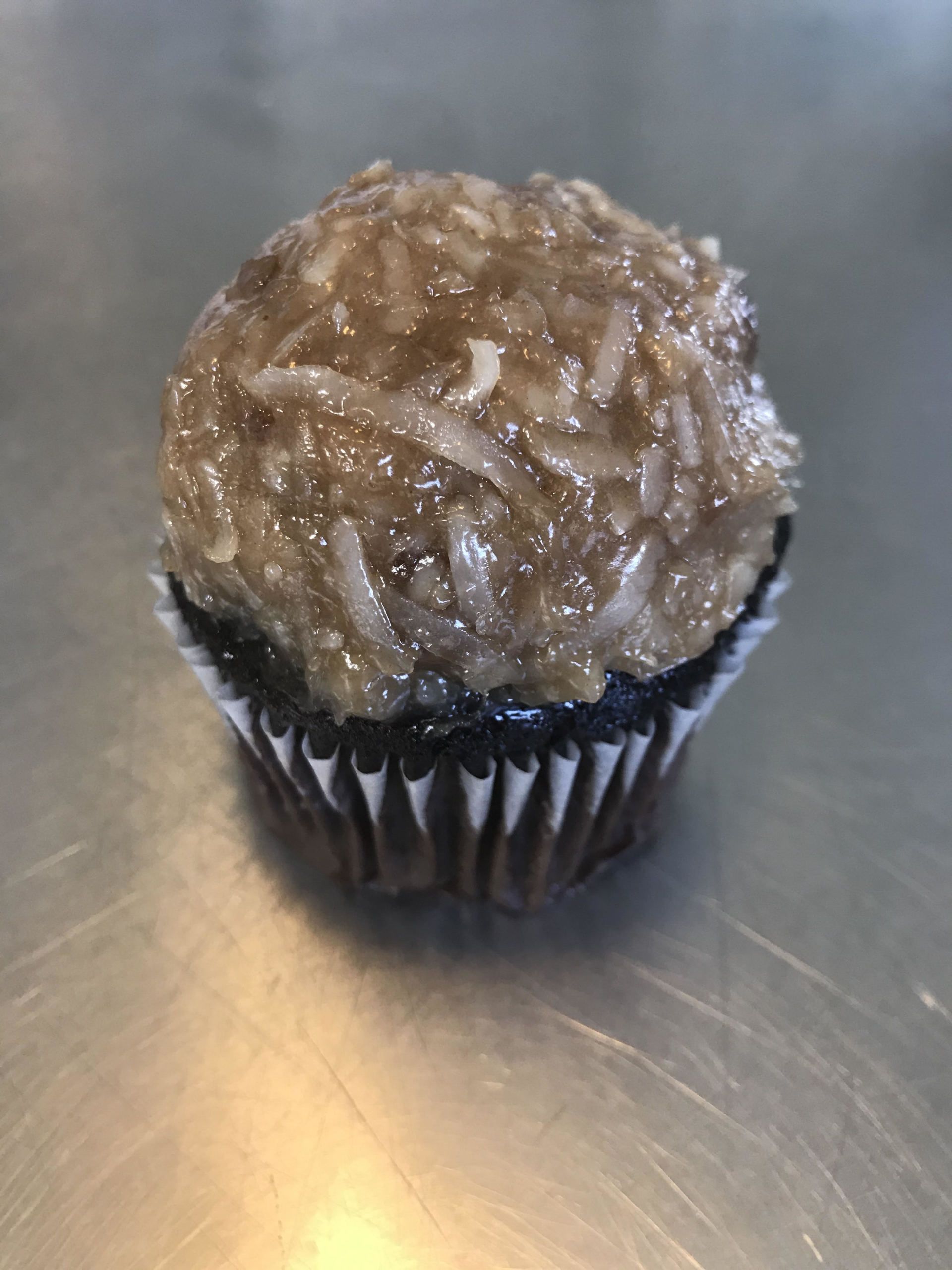german choc cupcake