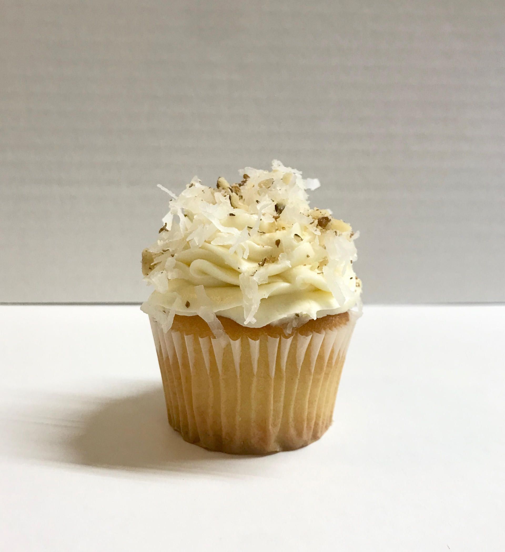 italian cream cupcake