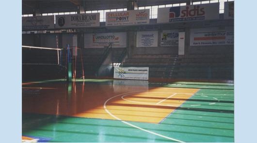 Pavimento di impianto sportivo