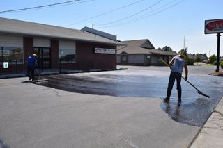 Seal Coating — Striping and asphalt services in Blackfoot, ID