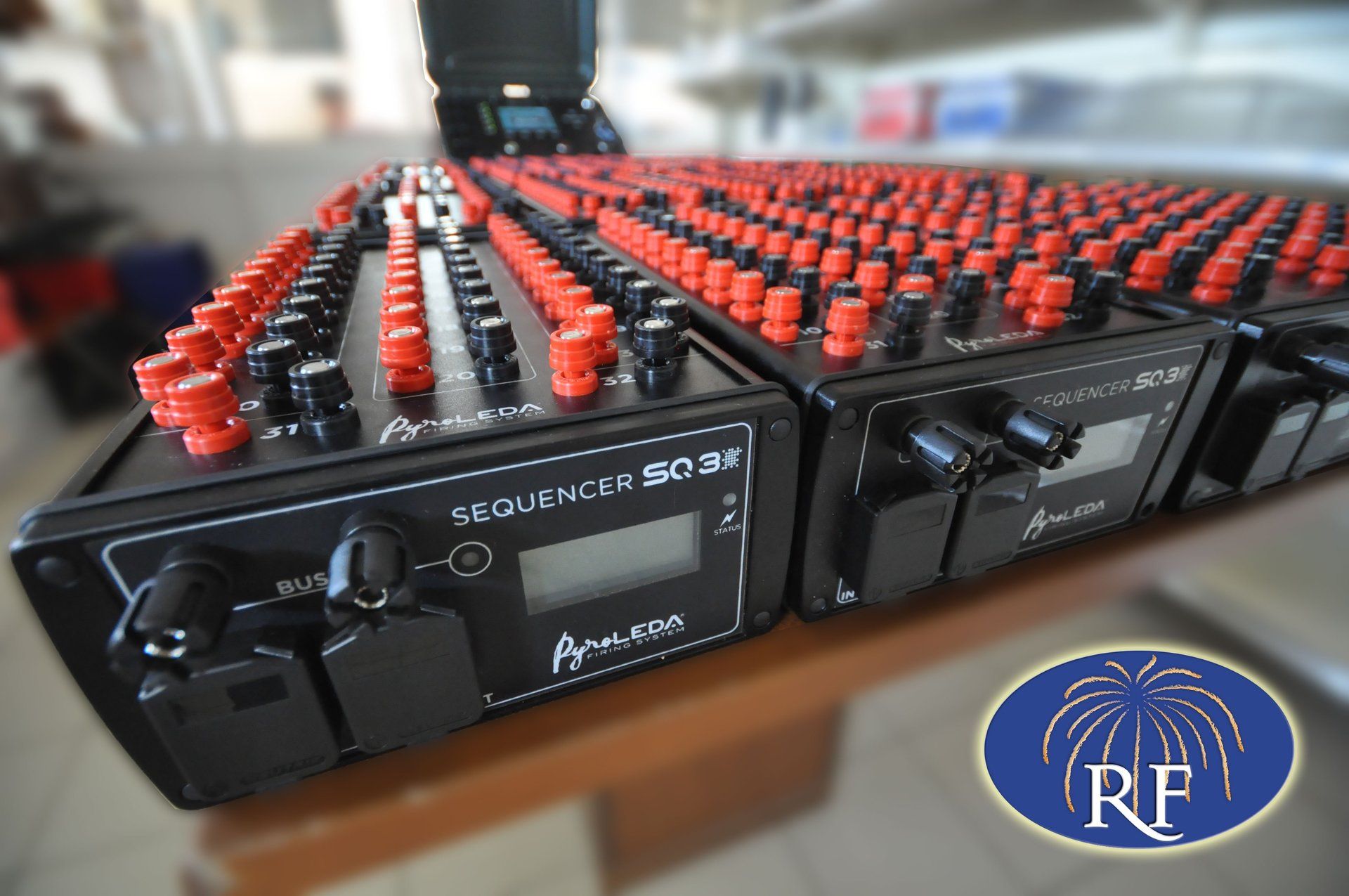 Consolle di controllo spettacolo pirotecnico