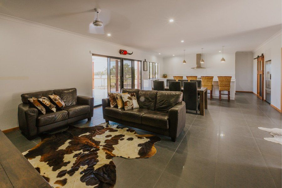 Gregory River House Living Room — Peto's Constructions In Strathdickie, QLD
