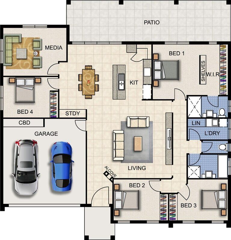 Diamond 257 — Off the Plan Homes In Strathdickie, QLD