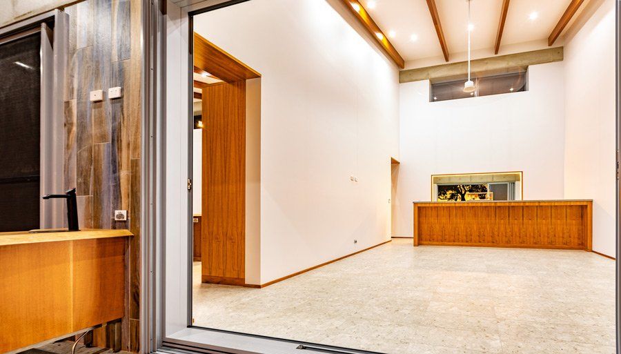 Modern House Interior At Night — Peto's Constructions In Strathdickie, QLD