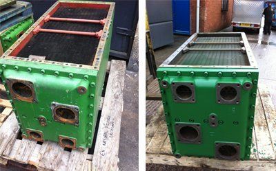 cooler damaged