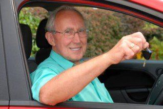 Senior Holding Car Keys — Private Driving Lessons in Mamaroneck, NY Senior Holding Car Keys — Private Driving Lessons in Mamaroneck, NY