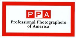 The logo for the professional photographers of america