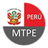 Logotipo del Ministerio de Trabajo y Fomento del Empleo (MTPE) del Perú, que incluye el escudo de armas y las siglas MTPE.