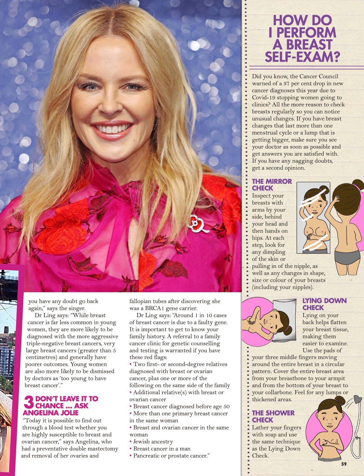 3 Breast Cancer Awareness Lesson Kylie Minogue