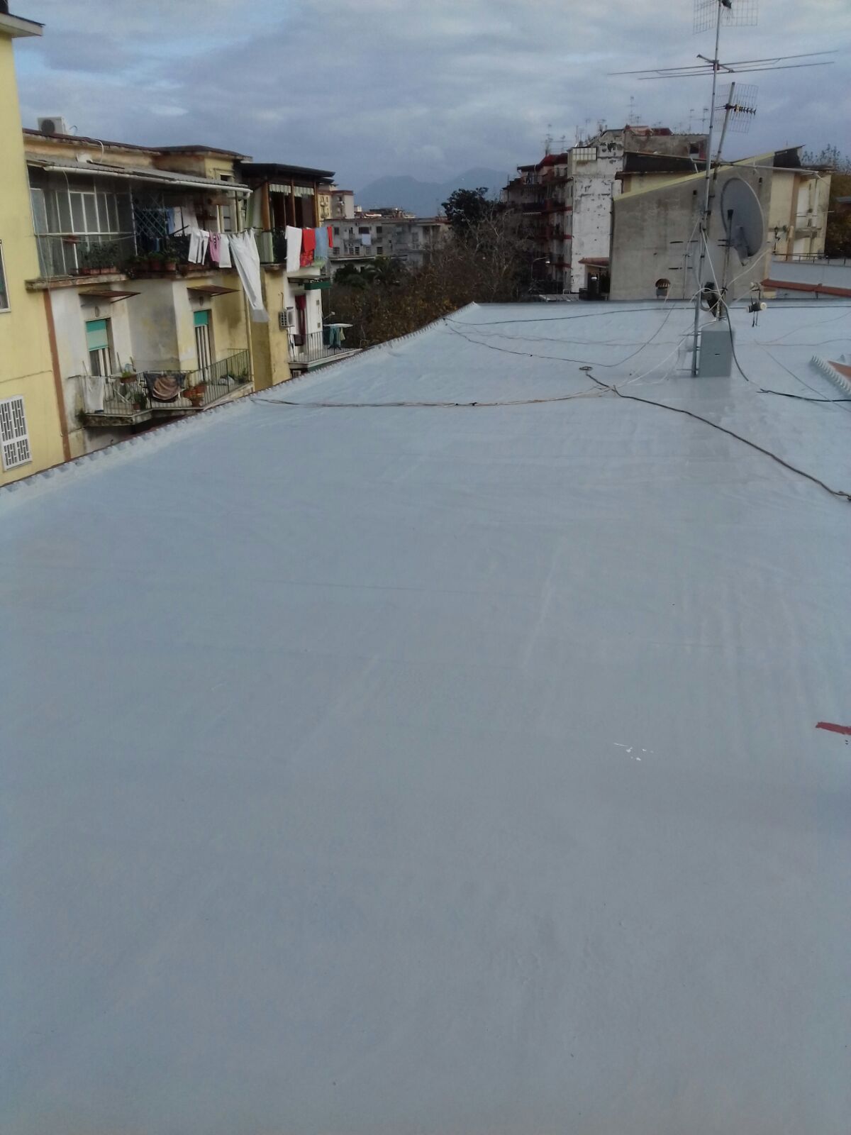 Poliurea su vecchio manto bituminoso